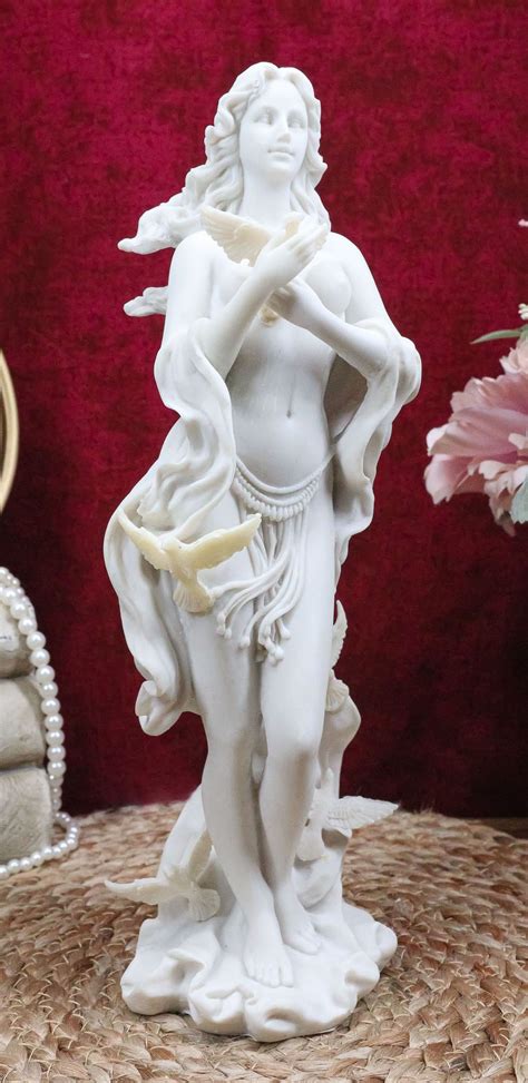 Nude Aphrodite With Doves Figurine Greek Goddess Of Beauty And Sex