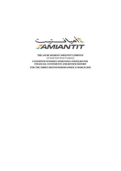 Pdf The Saudi Arabian Amiantit Company A Saudi · The Saudi Arabian