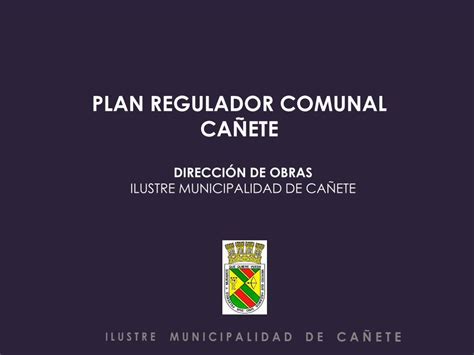 PDF PLAN REGULADOR COMUNAL CAÑETE DOKUMEN TIPS