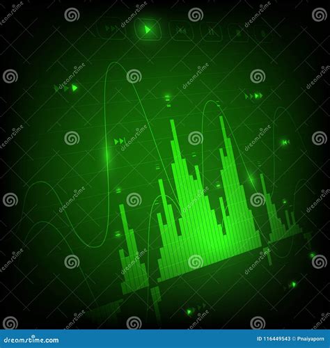 Digital Music Player Screen Monitor Stock Illustration - Illustration ...