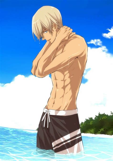 オコジョ on X Shirtless anime boys Anime characters Hot anime boy