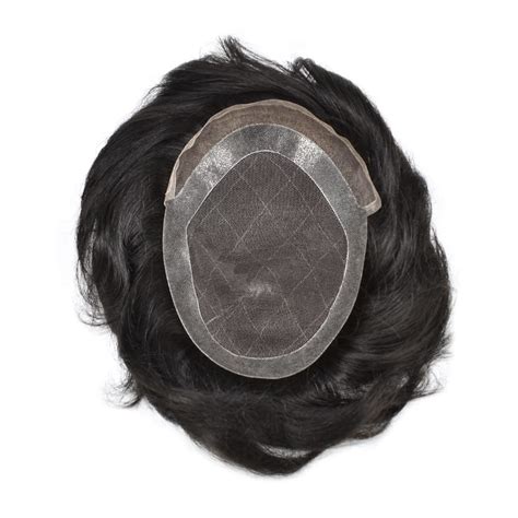 Toupee Sistema De Repuesto De Encaje Frontal De Cabello Humano Para