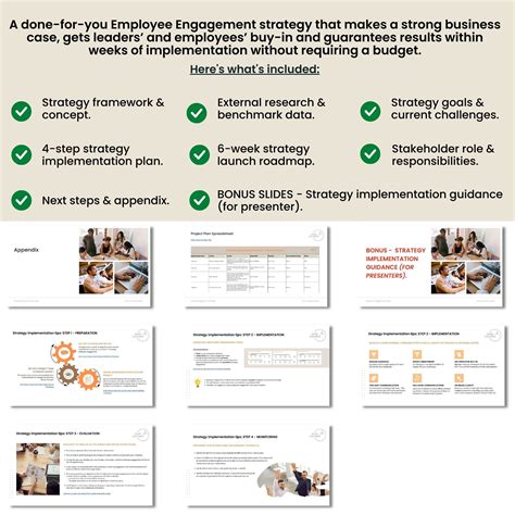 Employee Engagement Strategy Template Strategy - Etsy