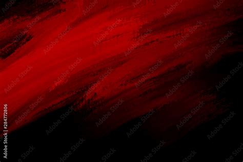 Red Paint Brush Background