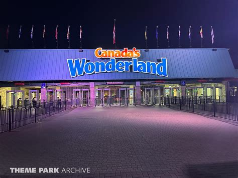 Entrance At Canadas Wonderland Theme Park Archive