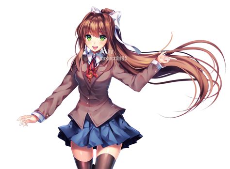 Doki Doki Literature Club Monika By Sasucchi95 On Deviantart