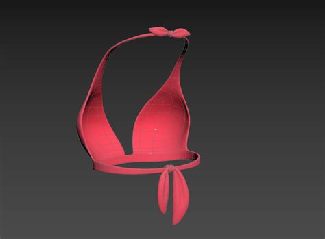 Prop Bikini Bra D Model CGTrader