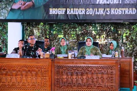 Pangdivif 3 Kostrad Lakukan Kunjungan Kerja Ke Brigif R 20 Kostrad