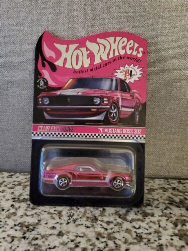 Hot Wheels 2020 RLC Redline Club Convention '70 Mustang Boss 302 Pink | #4629818538