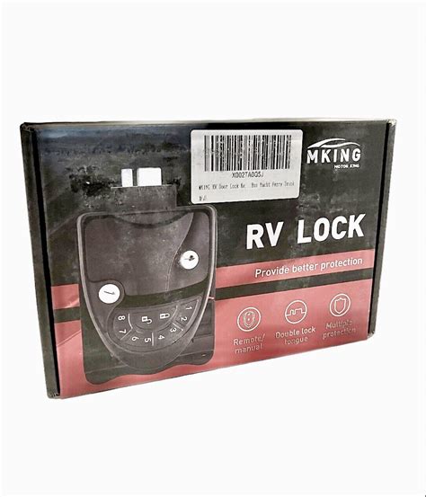 Mking Rv Keyless Entry Door Lock Camper Latch Deadbolt 1 Remote Fob Motor King Ebay