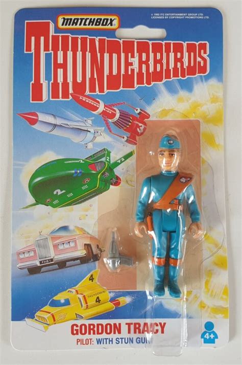 Gordon Tracy Thunderbirds Action Figure Matchbox Vintage