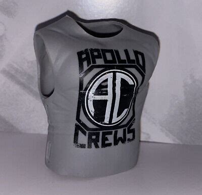 Wwe Apollo Crews Shirt Accessory Mattel Jakks Figure Clothes E Ebay