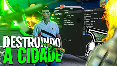 EXPLODINDO A CIDADE ZAP MOD MENU NO GTA RP YouTube