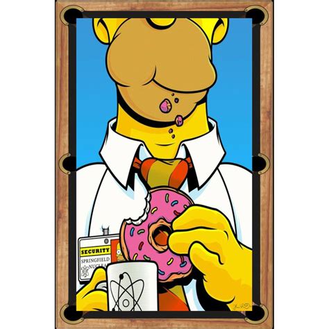 Placa Quadro Decorativo Desenhos S Ries Simpsons Homer Rosquinha X