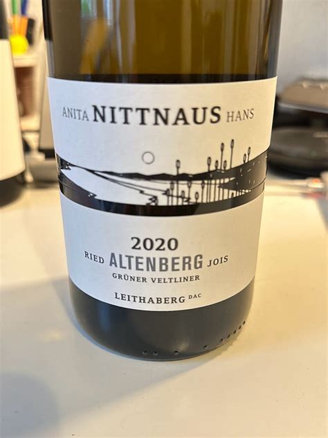 Nittnaus Gr Ner Veltliner Ried Altenberg Austria Burgenland