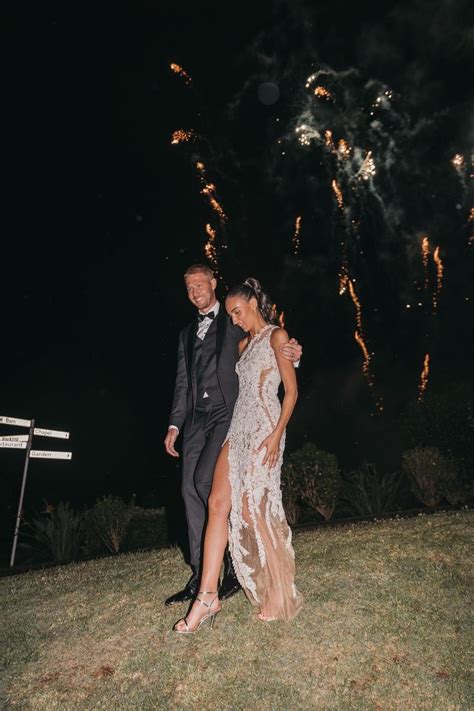 Tayla Damir And Nathan Broads Summergrove Wedding Came With Blue