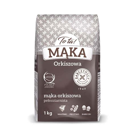 Mąka orkiszowa pełnoziarnista 1kg To ta Mąka TOTA Sklep EMPIK