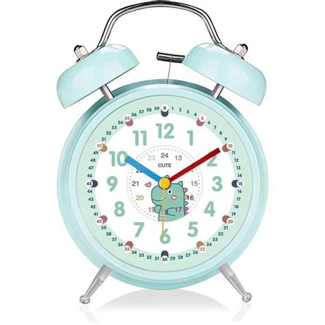 R Veil Pour Enfants Gar On Horloge Classique Double Cloche Avec