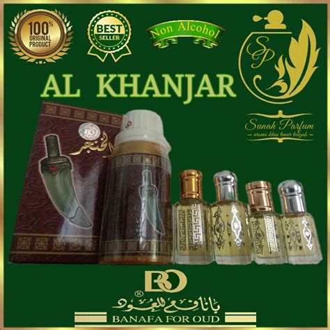 Jual Parfum Al Khanjar Original Banafa For Oud Shopee Indonesia