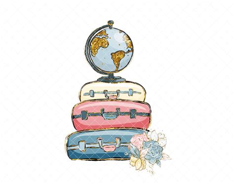 Wanderlust Clipart Travel Clipart Car Clipart Etsy