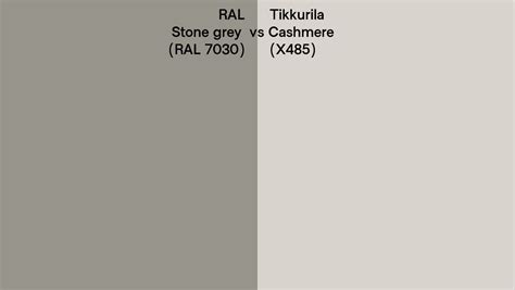 Ral Stone Grey Ral Vs Tikkurila Cashmere X Side By Side