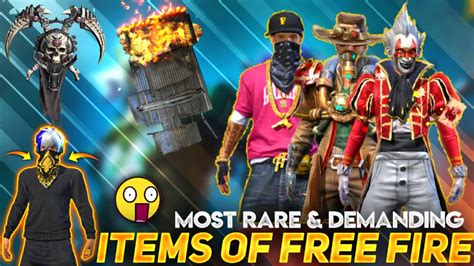 Most Rare And Demanding Bundles And Items Of Freefire Youtube