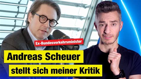 Andreas Scheuer Antwortet Berraschend Offen Auf Kritik Lobbyismus