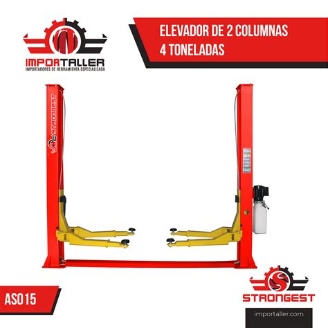 ELEVADOR DE 2 COLUMNAS 4 TONELADAS Importaller SAS