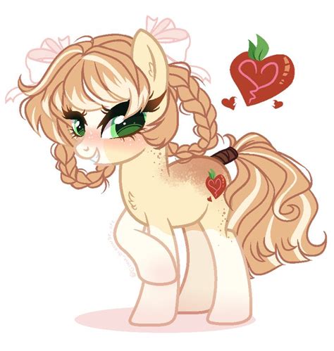 Next Gen Oc Adoptable Applejack X Feather Bangs By Gihhbloonde On