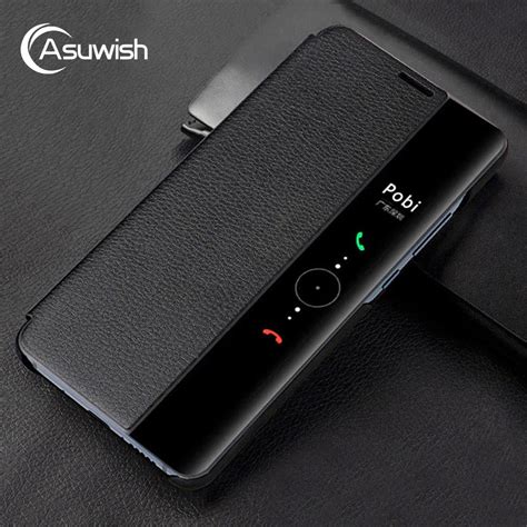 Asuwish Flip Cover Leather Case For Huawei Mate 10 Pro 6 0 Mate 10 5 9