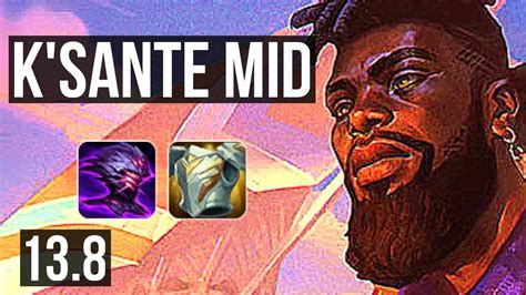 K SANTE Vs LISSANDRA MID Rank 4 K Sante 4 3 17 Rank 19 KR