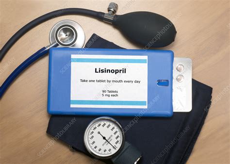 Lisinopril high blood pressure tablets - Stock Image - F035/8318 - Science Photo Library