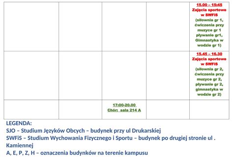 Zajęcia semestr letni 2023 2024 Uniwersytet III Wieku Uniwersytet