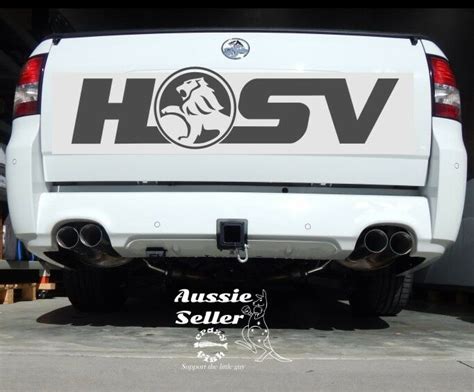 Holden Hsv Decal 1100 X 275 Mm Choose Your Color Crazy Fish