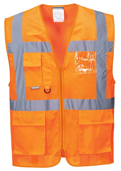 Northrock Safety Athens Meshair Executive Vest Orange Safety Vest