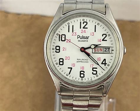 Vintage Pulsar Railroad Approved Quartz Watch In Working And Very Good