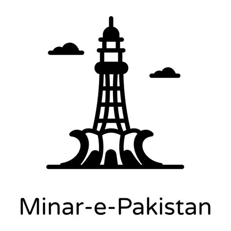 Minar E Pakistan Vector Art At Vecteezy