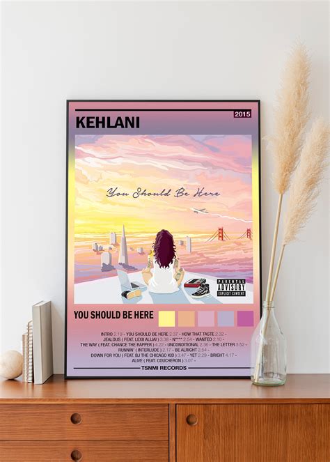 Kehlani Poster Kehlani Album Cover You Should Be Here Album Wall Art ...