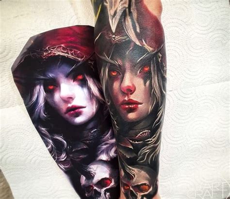 Sylvanas Windrunner Tattoo By Anastasia Agapova