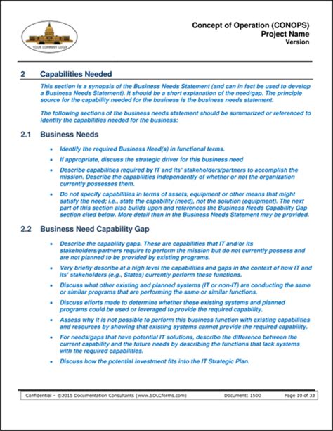 Sdlcforms Concept Of Operations