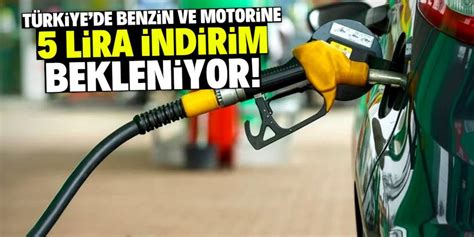 Benzin ve motorine 5 lira indirim Tarih ve yöntem açıklandı