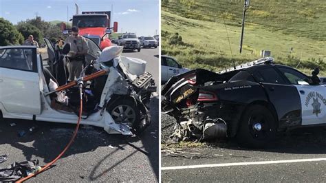 Chp Officer Several Others Hospitalized After Crash On Hwy 80 In