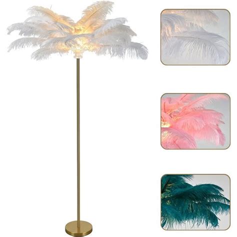 Cm Lampadaire Sur Pied Salon La Plume Lampadaire Led Plume D