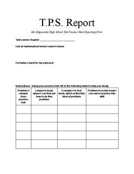 TPS Report by Mr Buck | TPT