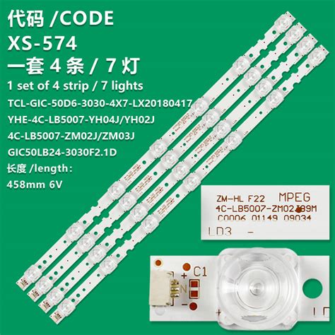 Xs New Lcd Tv Backlight Strip Tcl Gic D X Lx For