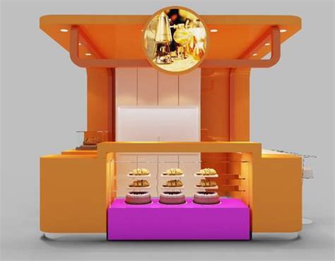 M Solid Wood Mall Coffee Kiosk Design Juice Bar Bubble Tea Kiosk