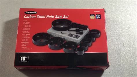 Harbor Freight Tools 34 5 Inch 18 Piece Hole Saw Kit Product