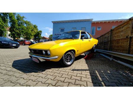 Opel Manta Opel Manta A Oldtimer H Zulassung Restauriert Occasion Le