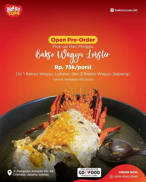 Mau Bakso Wagyu Lobster Diciptakan Khusus Untuk Kumpul Keluarga Di