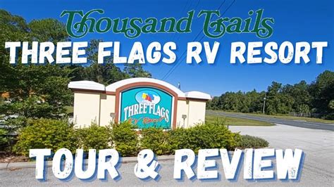 Thousand Trails Rv Park Wildwood Fl Three Flags Rv Resort Tour And Review S5e54 Youtube